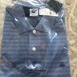NWT Brooks Brothers Slim Fit Performance Polo